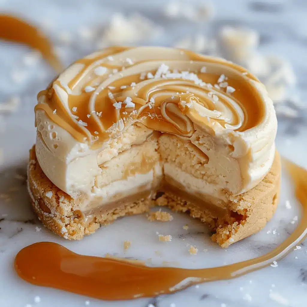 salted caramel cheesecake cookies