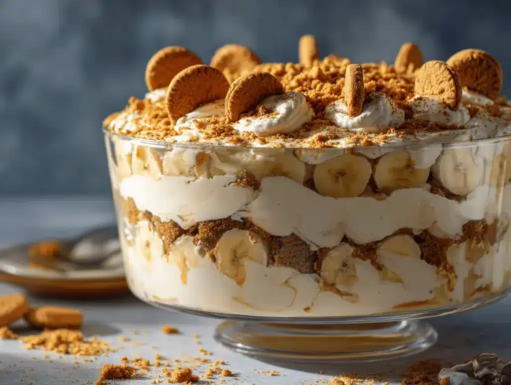 Biscoff banana pudding trifle - featured image