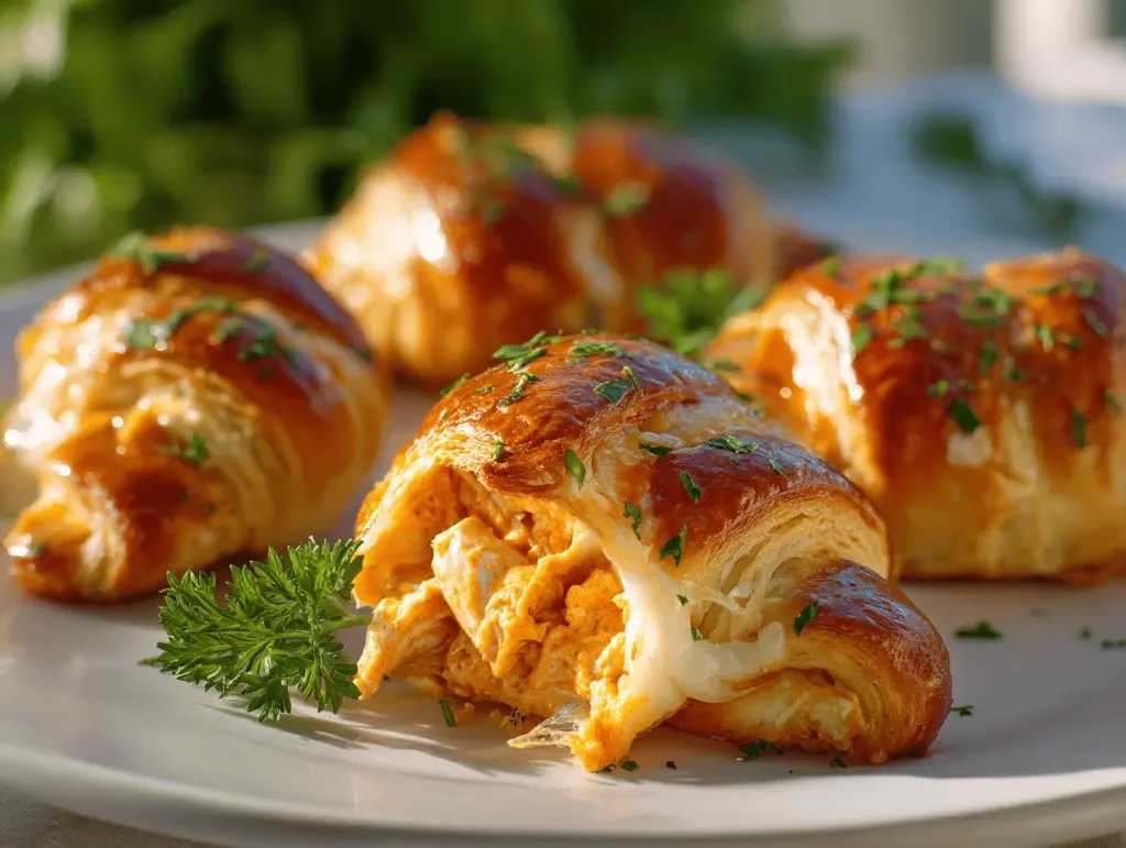Buffalo Chicken Crescent Roll-Ups - featured image