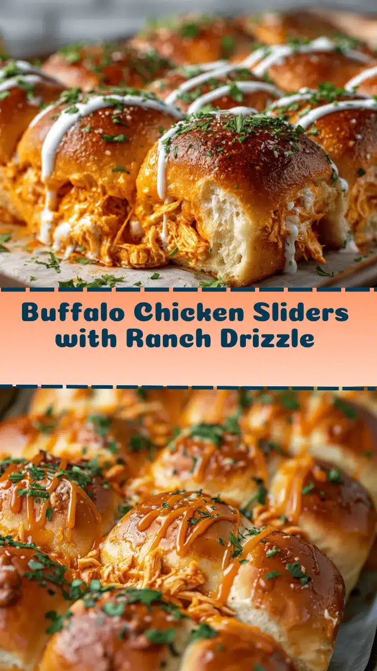 Buffalo Chicken Pull-Apart Sliders recipe