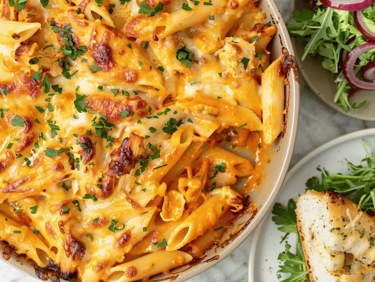 Butter Chicken Pasta Bake preparation steps
