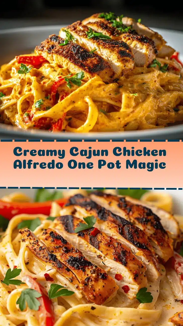 Cajun chicken Alfredo recipe