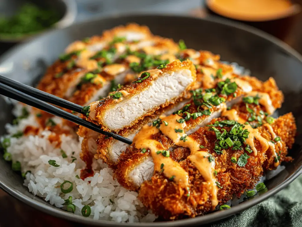 chicken katsu bowls - featured image