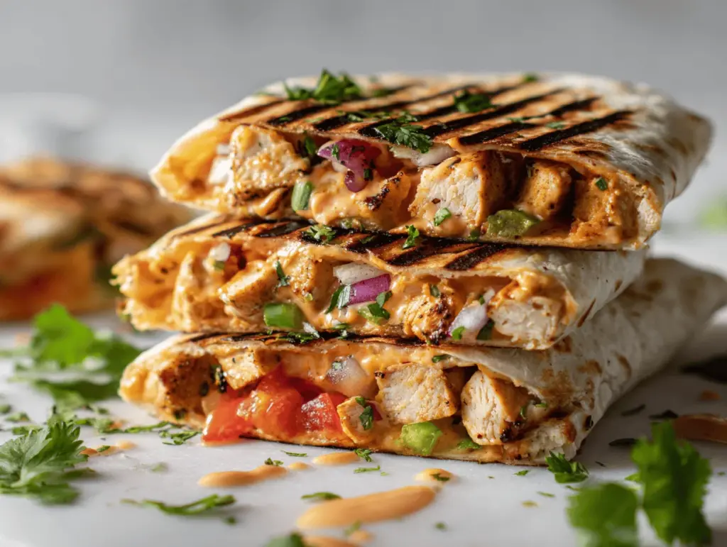 chipotle ranch grilled chicken crunchwraps - featured image