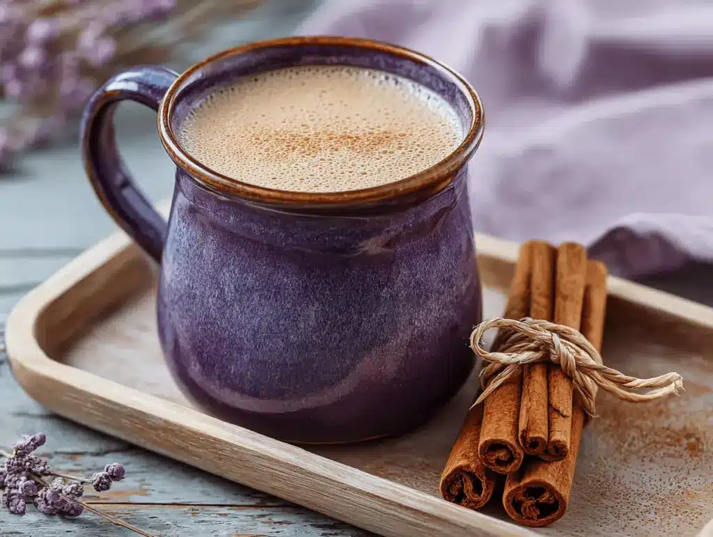 cinnamon vanilla moon milk - featured image