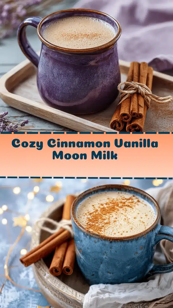 cinnamon vanilla moon milk recipe