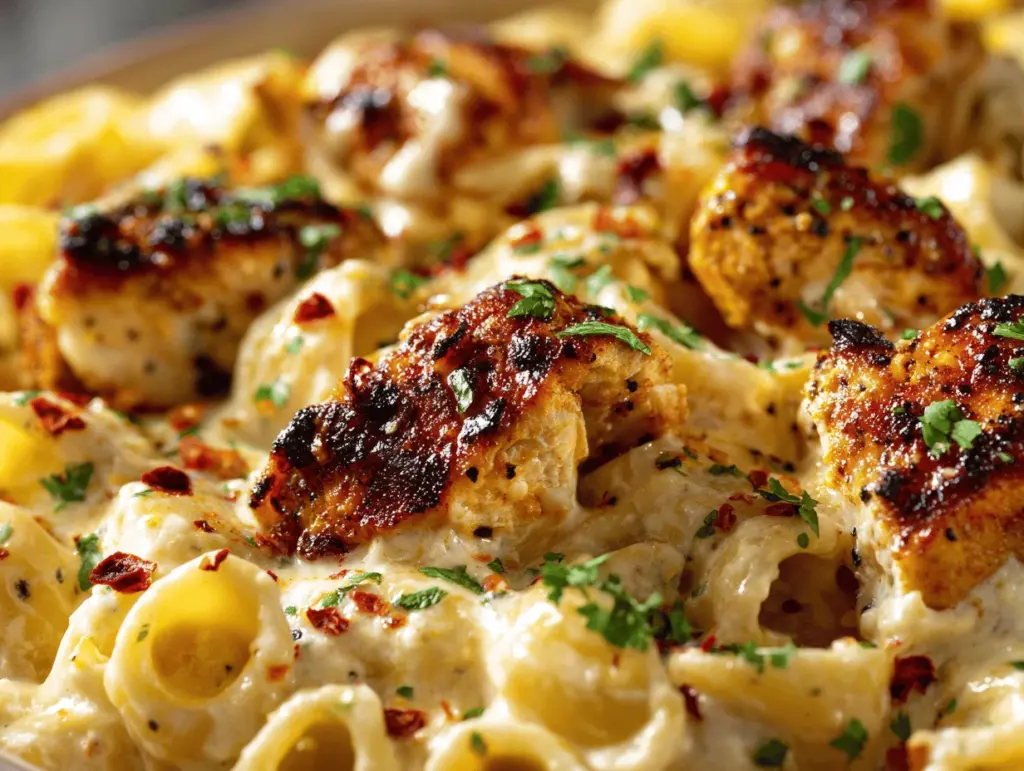 Cowboy Butter Chicken Alfredo Bake - featured image