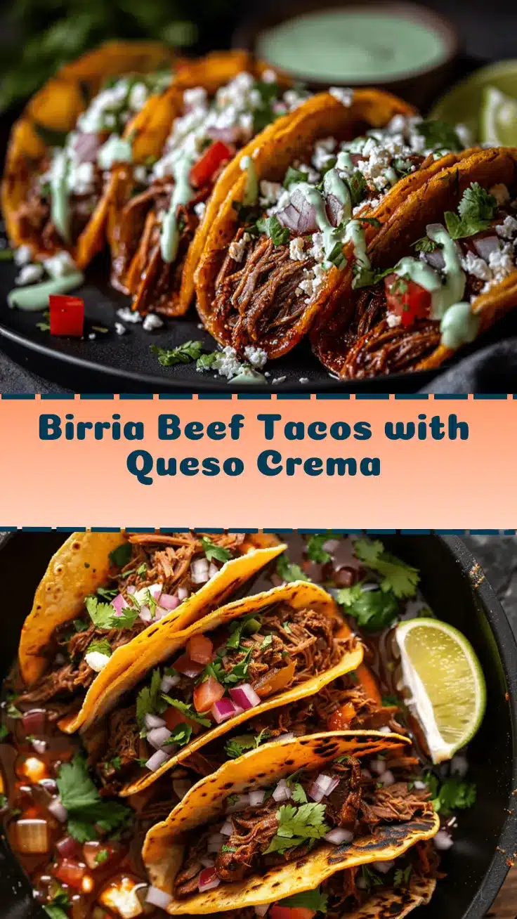 Crock Pot Birria Beef Tacos recipe
