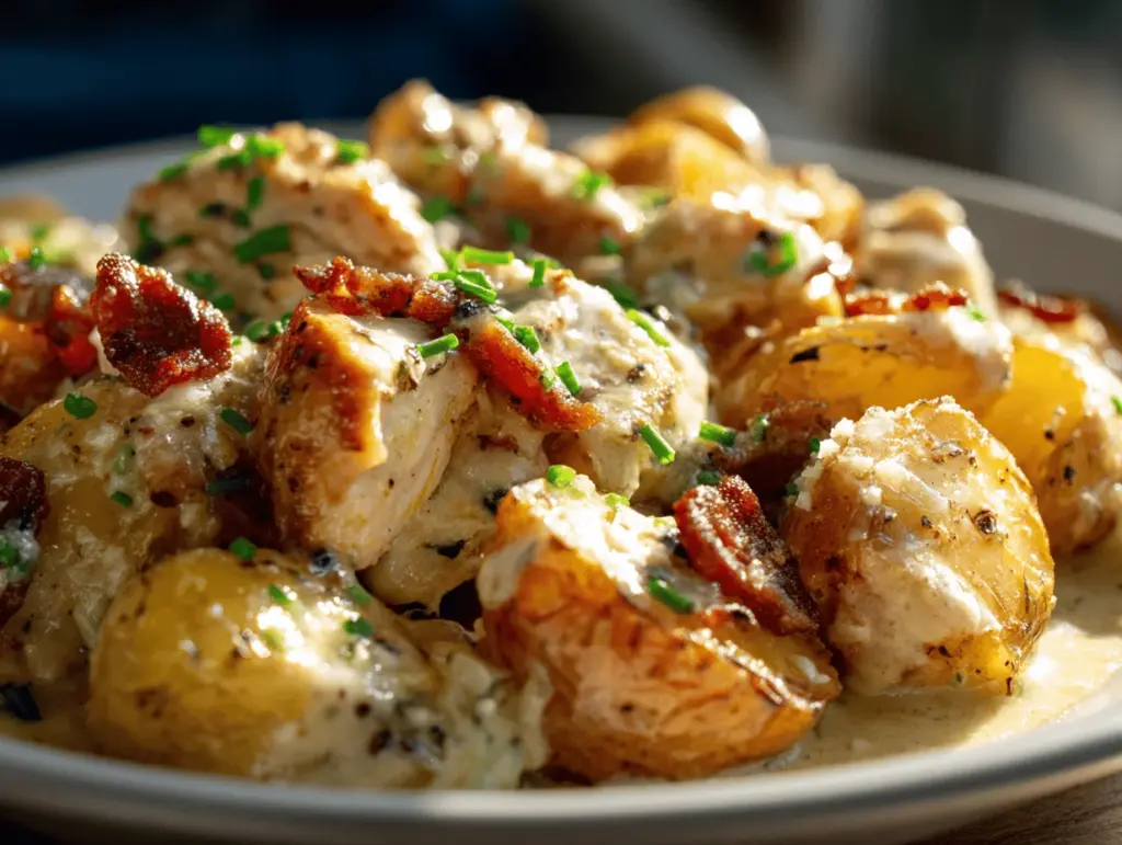 crockpot garlic parmesan chicken - featured image