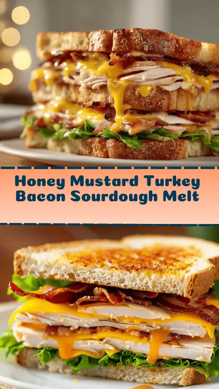Honey Mustard Turkey Bacon Melt recipe