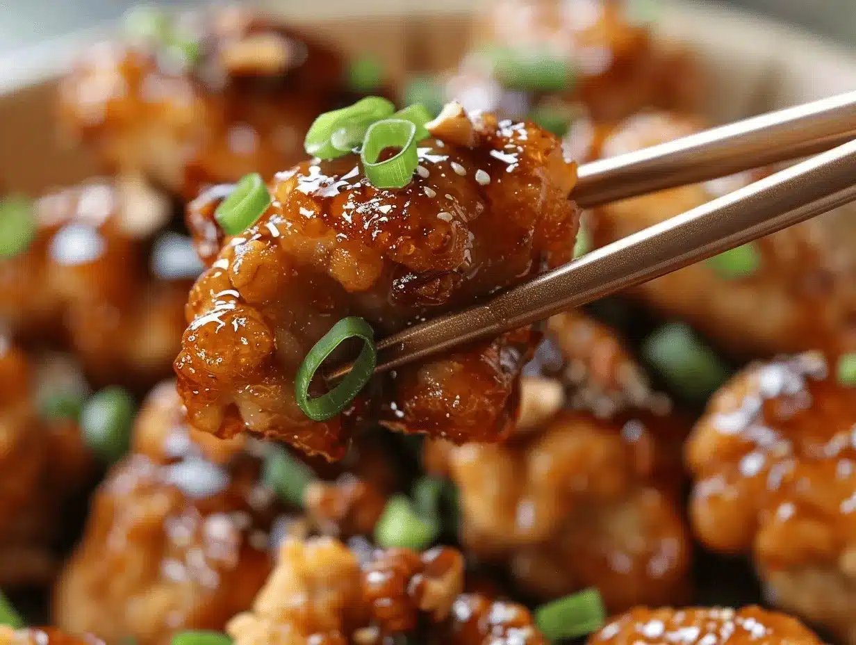 honey walnut chicken bites preparation steps