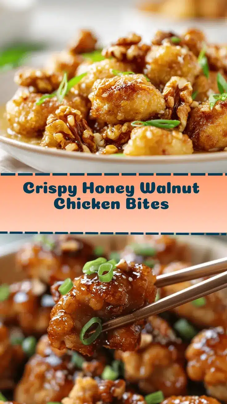 honey walnut chicken bites recipe