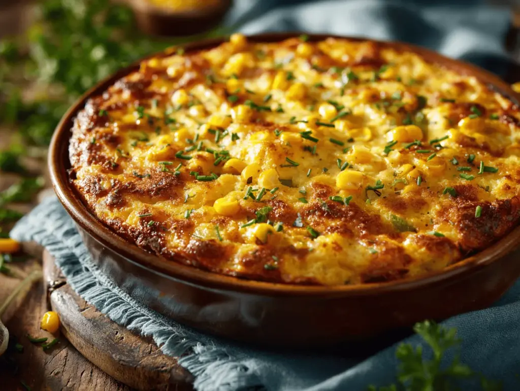 Jalapeño Cheddar Honey Corn Casserole - featured image