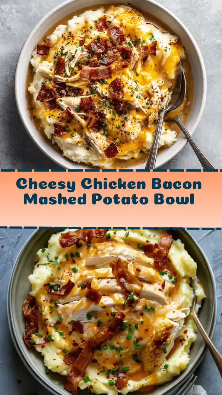 loaded chicken and mashed potato bowl recipe