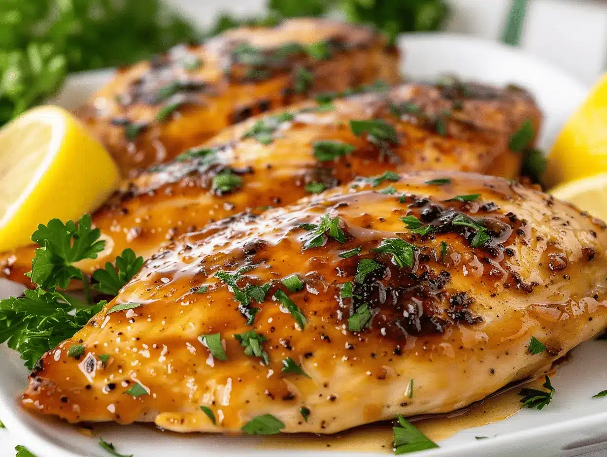 maple Dijon glazed baked chicken breast preparation steps