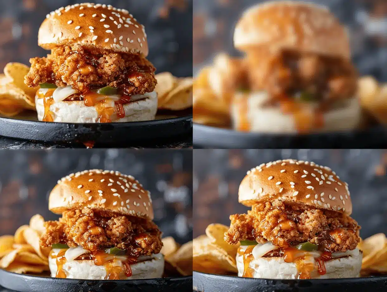 Nashville Hot Honey Chicken Sliders preparation steps
