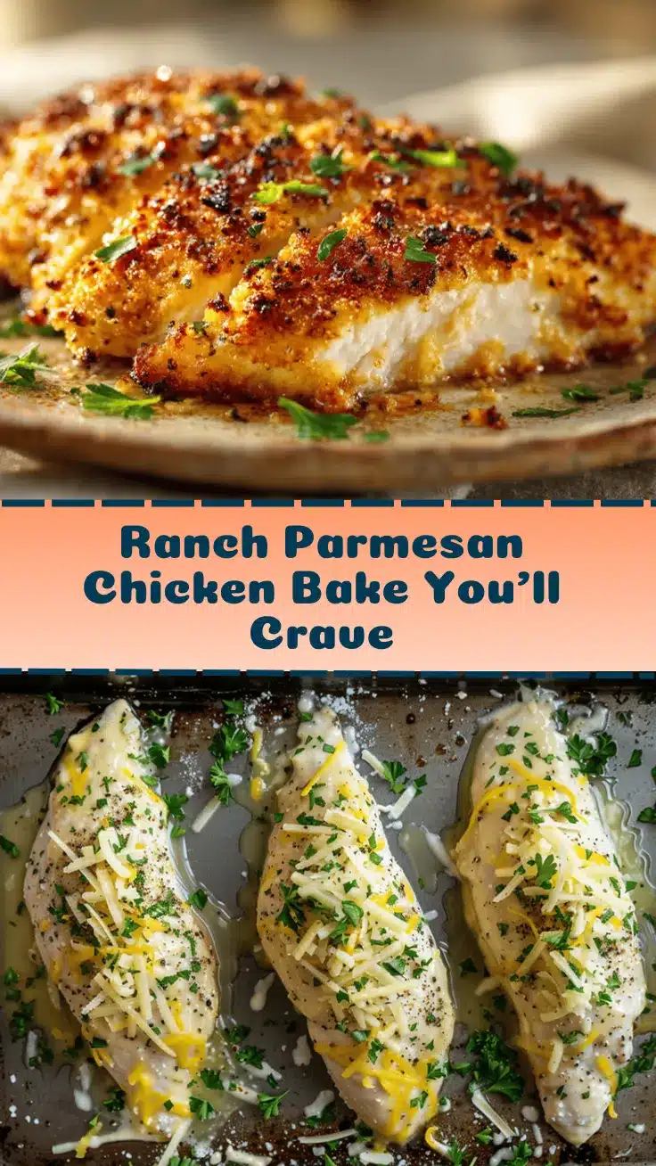 ranch parmesan chicken bake recipe