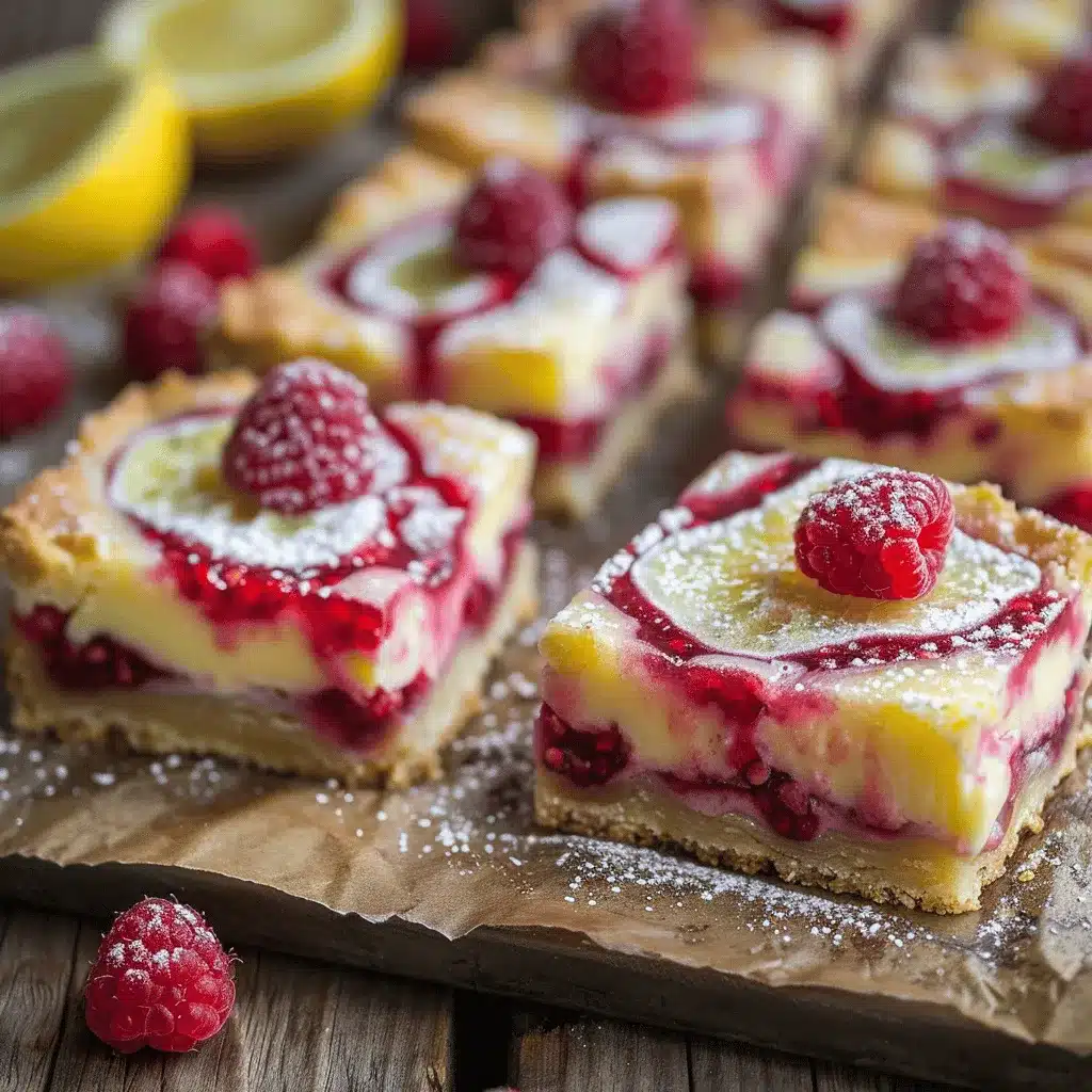raspberry lemon bars preparation steps