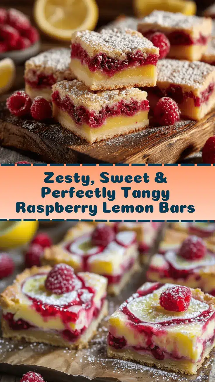 raspberry lemon bars recipe