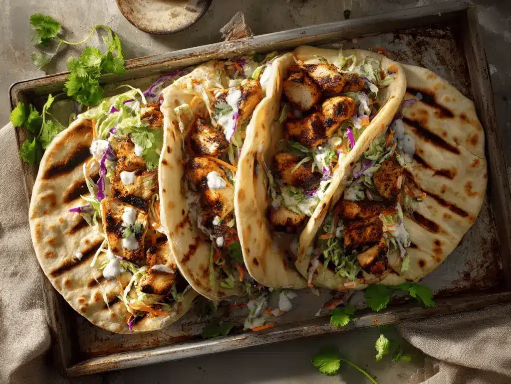 Sheet Pan Chicken Ranch Pita Wraps - featured image