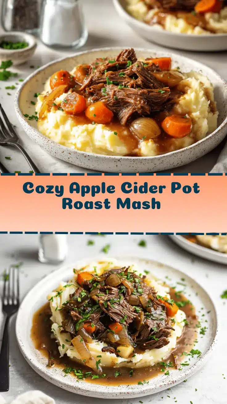 slow cooker apple cider pot roast recipe