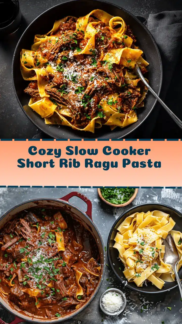 slow cooker short rib ragu recipe
