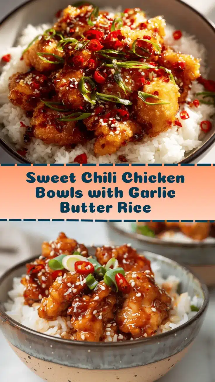 sweet chili chicken bowls recipe