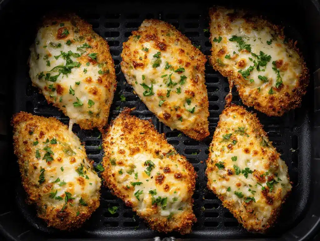 air fryer jalapeño popper chicken Parmesan - featured image