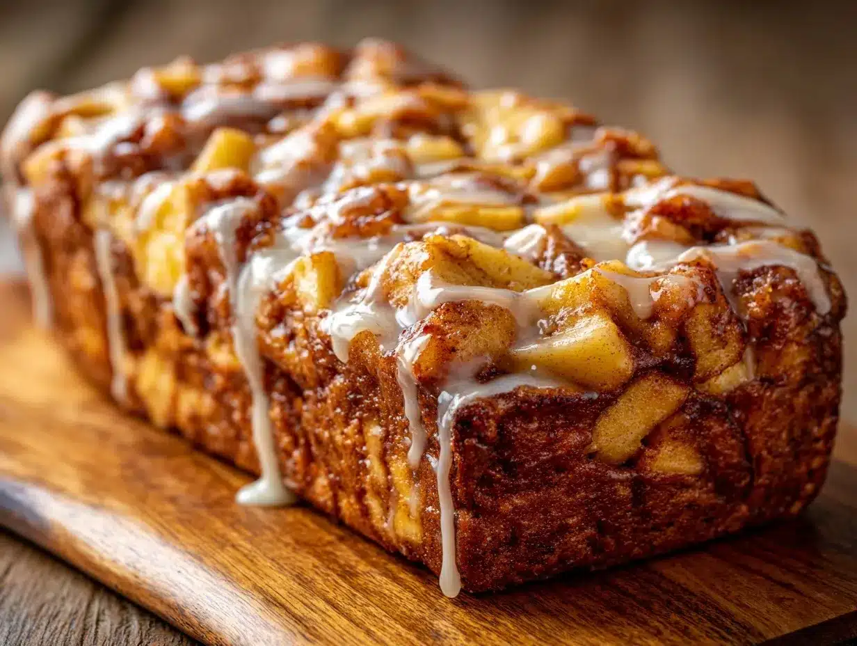 Amish apple fritter bread preparation steps