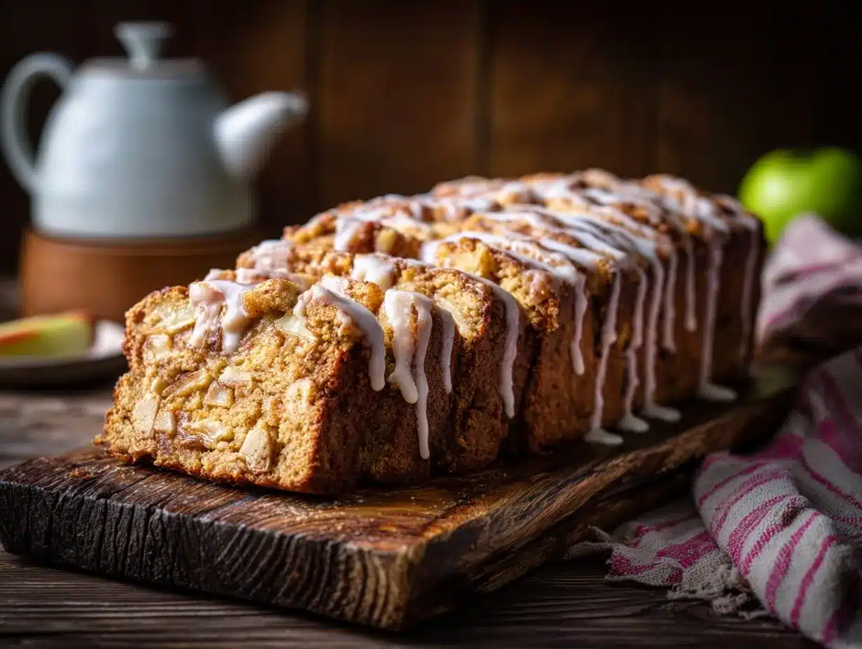 Amish apple fritter bread preparation steps