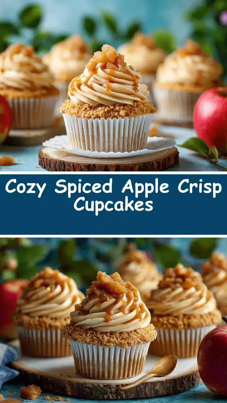 apple crisp cupcakes recipe