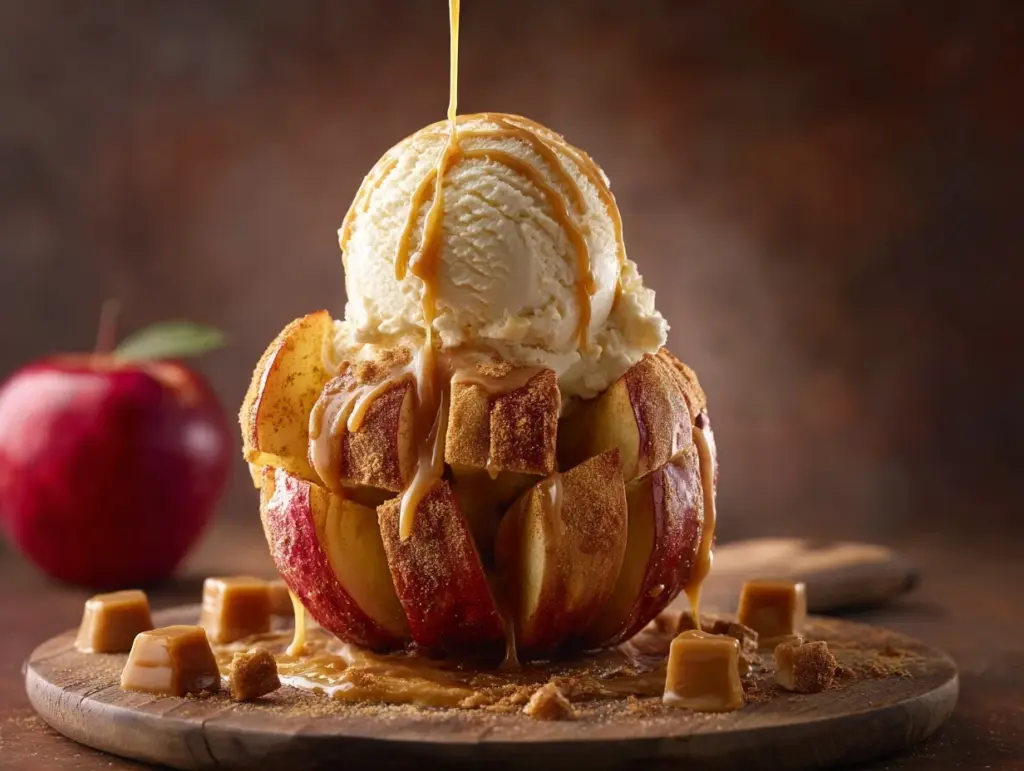 baked bloomin apples - featured image