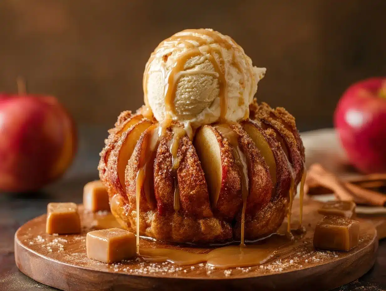 baked bloomin apples preparation steps