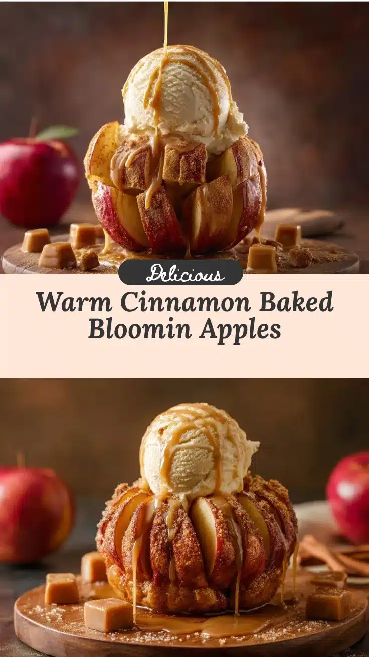 baked bloomin apples recipe