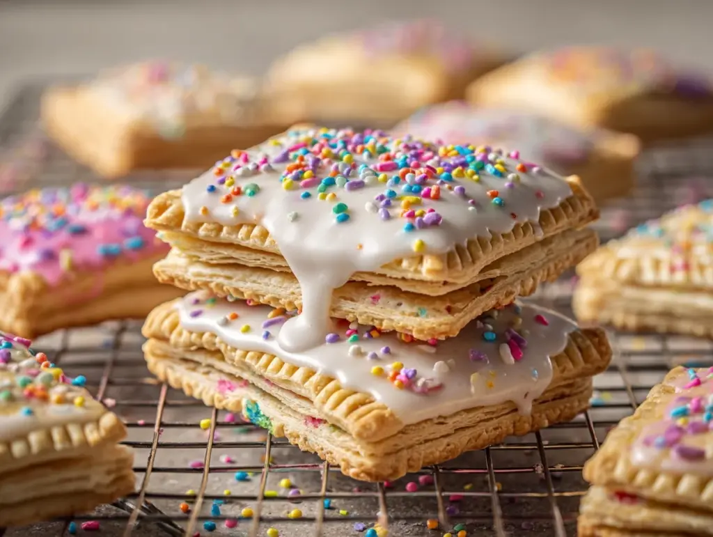 birthday cake protein pop tarts - featured image