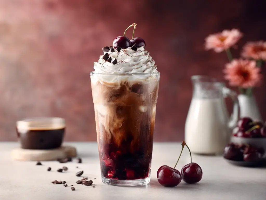 Black Forest Mocha Iced Latte - featured image