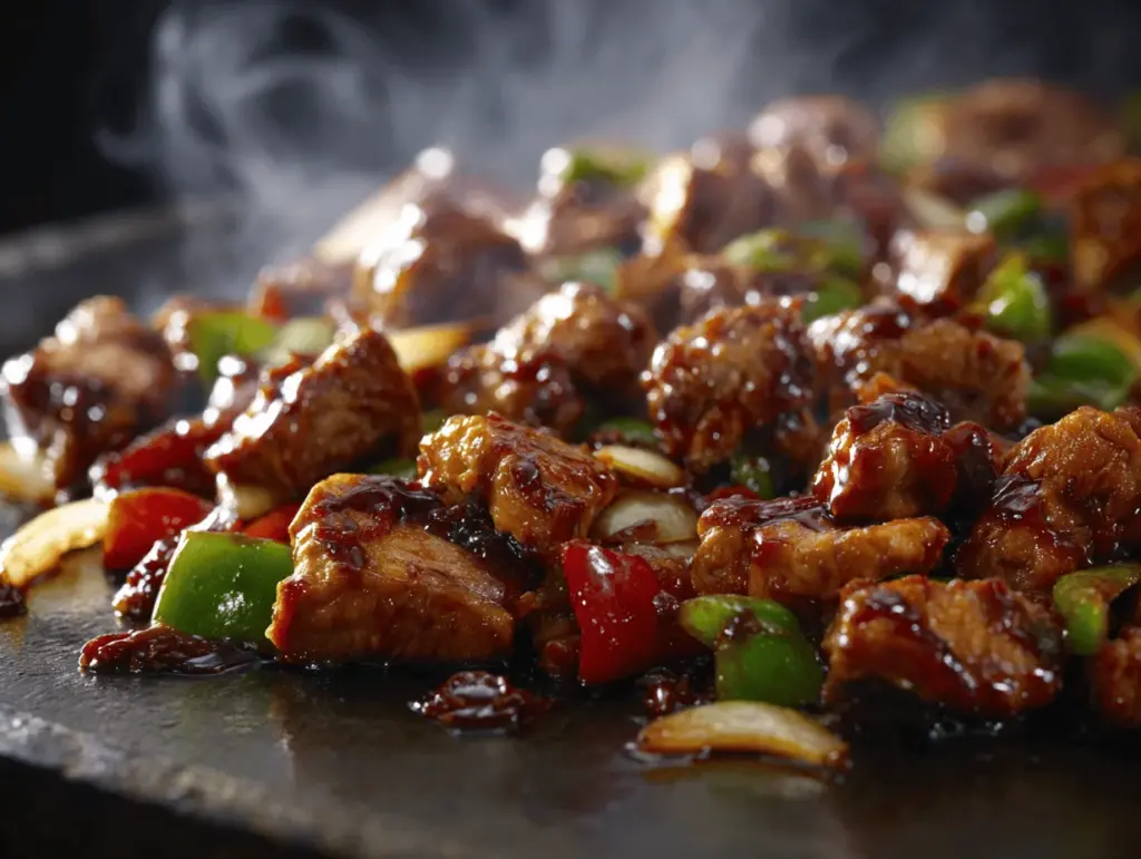 Blackstone bourbon chicken - featured image