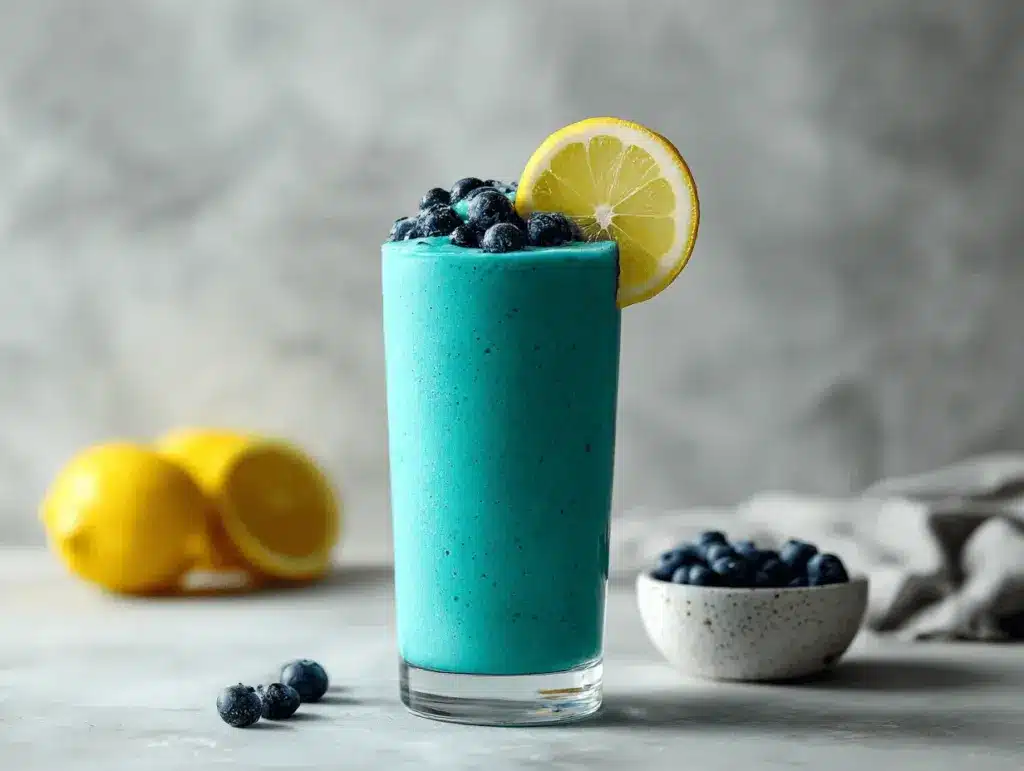 Blue Mermaid Lemon Blueberry Smoothie - featured image