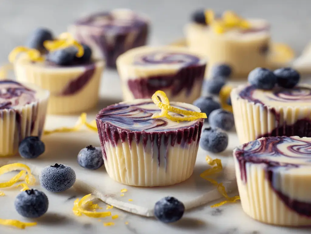 Blueberry Lemon Cheesecake Bites - featured image