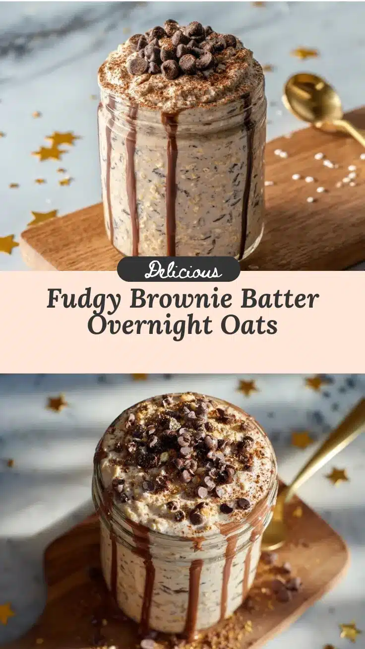 brownie batter overnight oats recipe