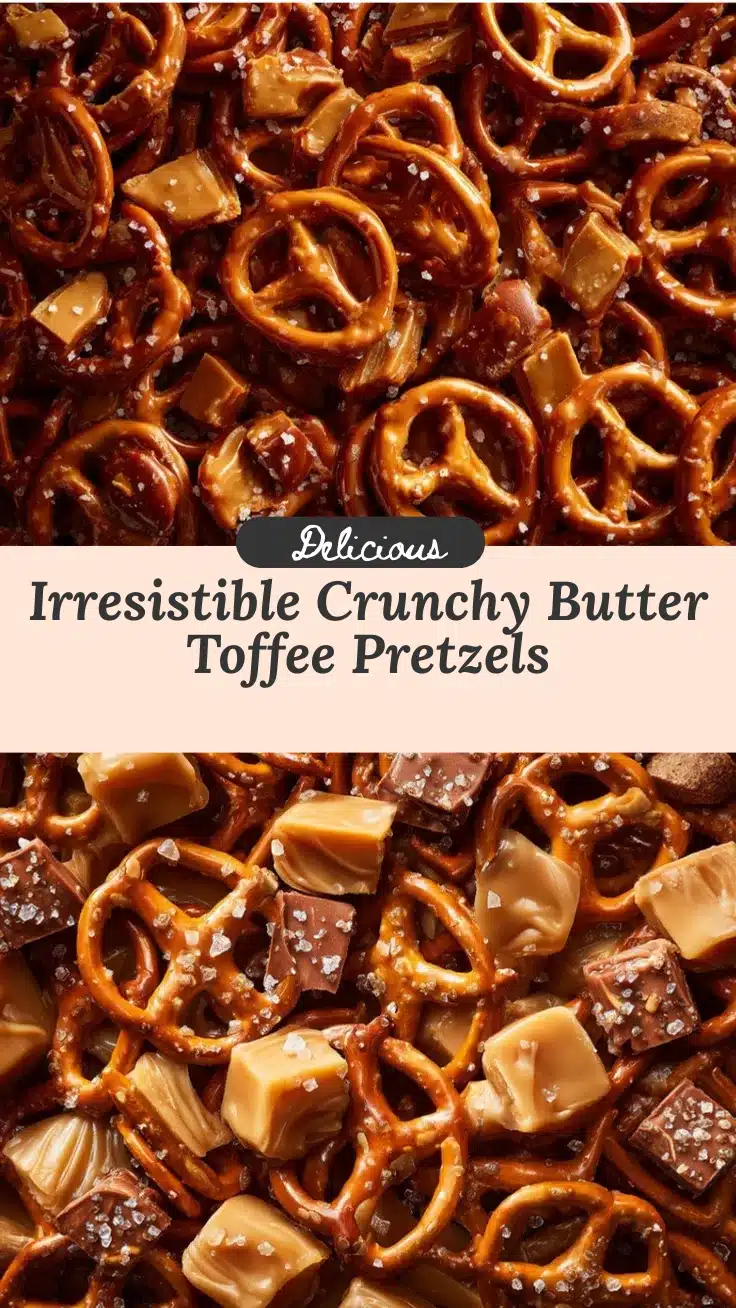 butter toffee pretzels recipe