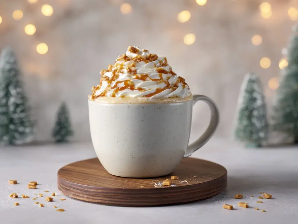 caramel brulée latte - featured image