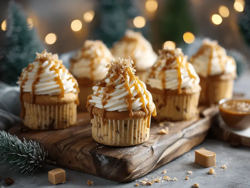Caramel Brulée Latte Cupcakes - featured image
