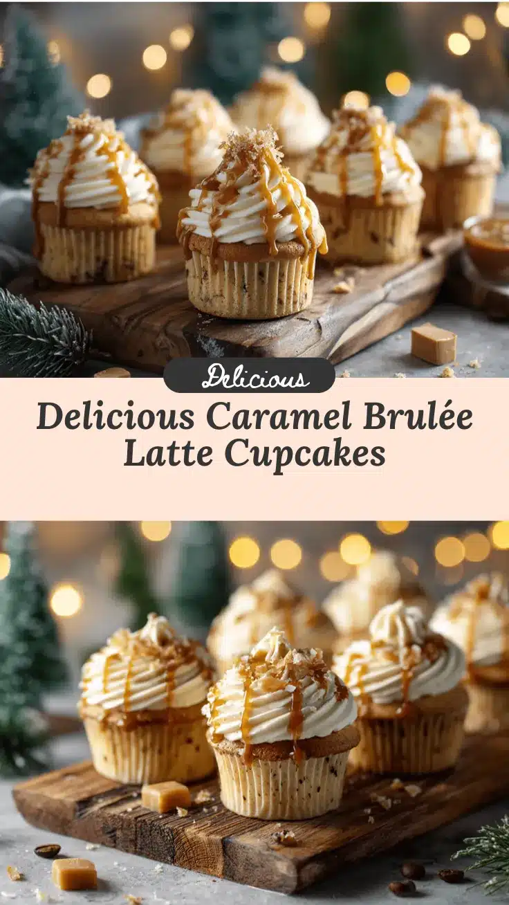 Caramel Brulée Latte Cupcakes recipe