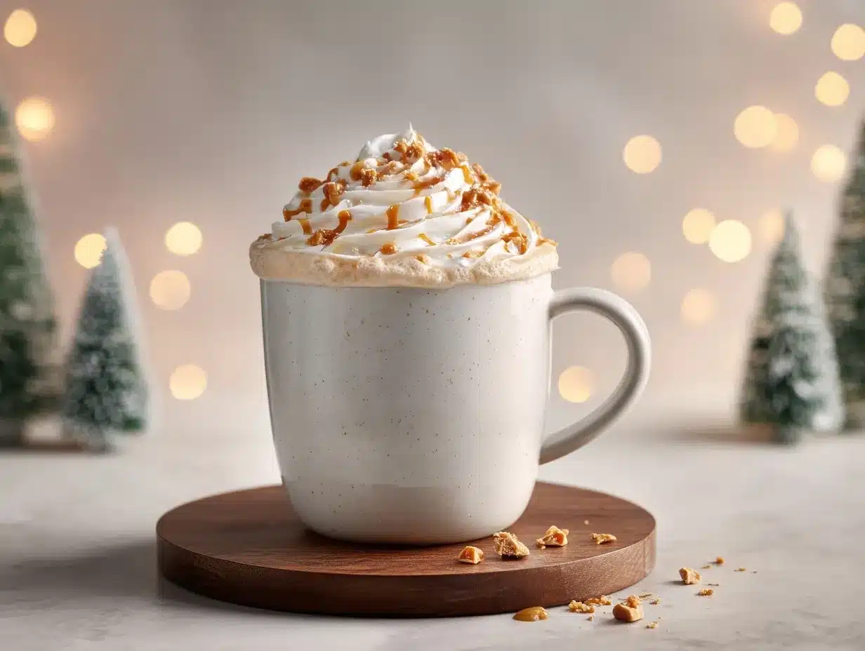 caramel brulée latte preparation steps