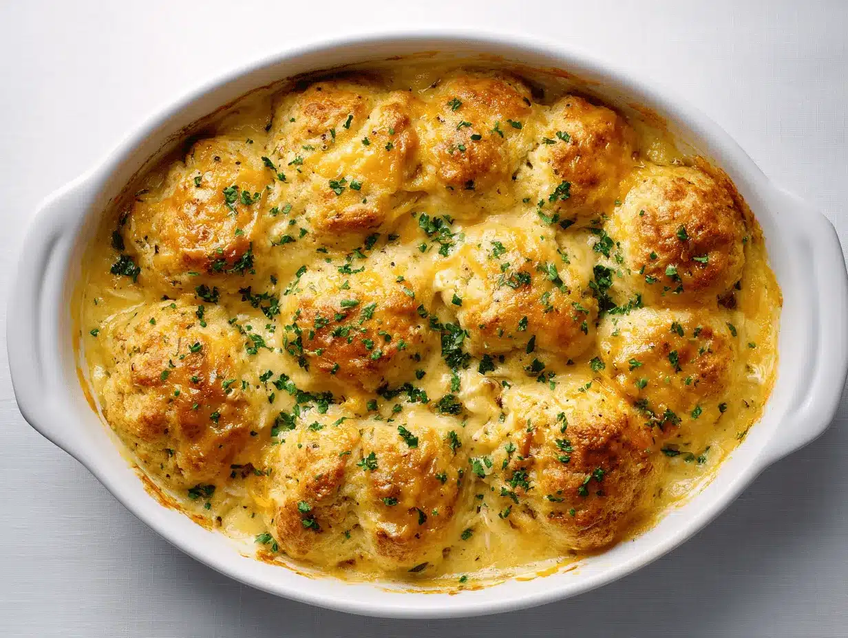 Cheddar Bay Chicken Cobbler preparation steps