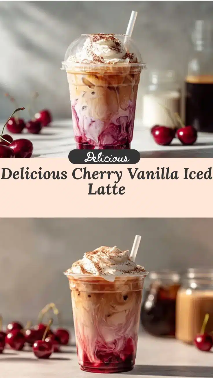 cherry vanilla iced latte recipe