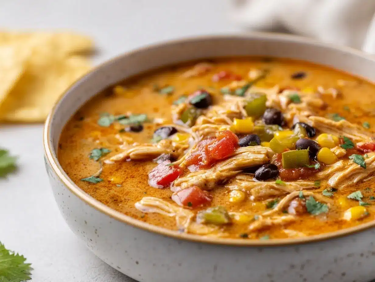 chicken enchilada soup preparation steps