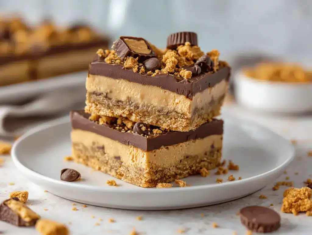 Chocolate Peanut Butter Bars - featured image