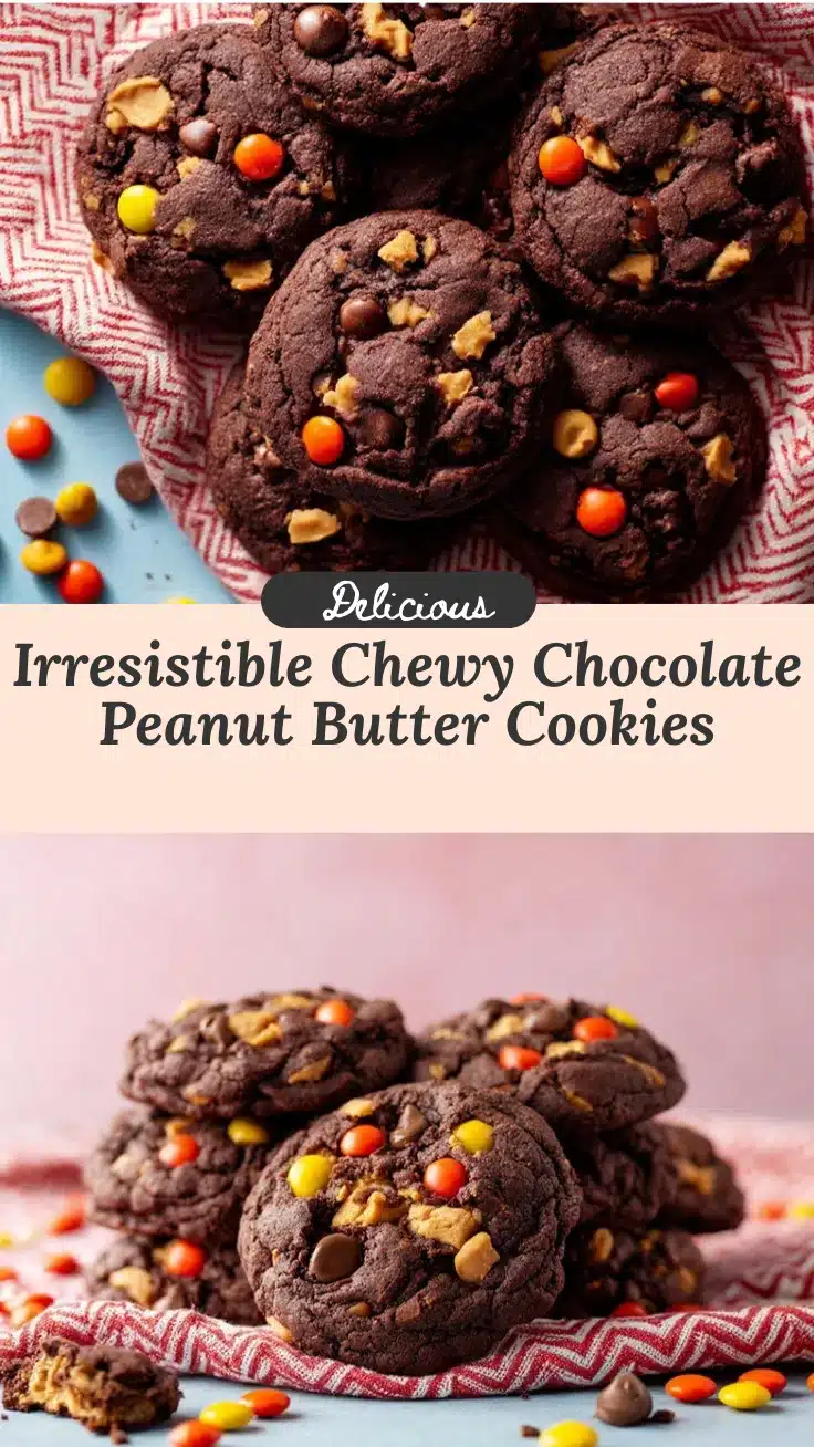 chocolate peanut butter cookies recipe